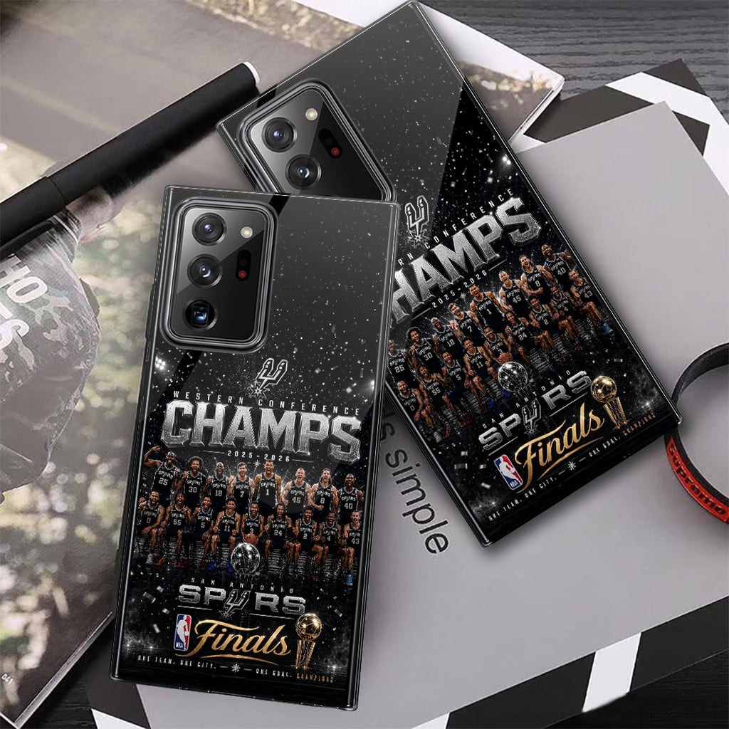 San Antonio Spurs NBA Western Conference Champions 2026 Phone Case – TANTN23361