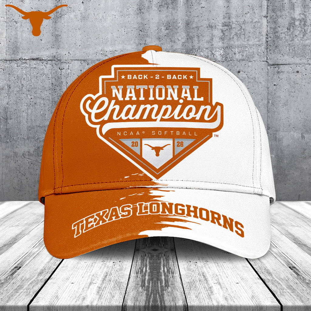 Texas Longhorns NCAA Women's Softball Champions 2026 Classic Cap – TANTN23433