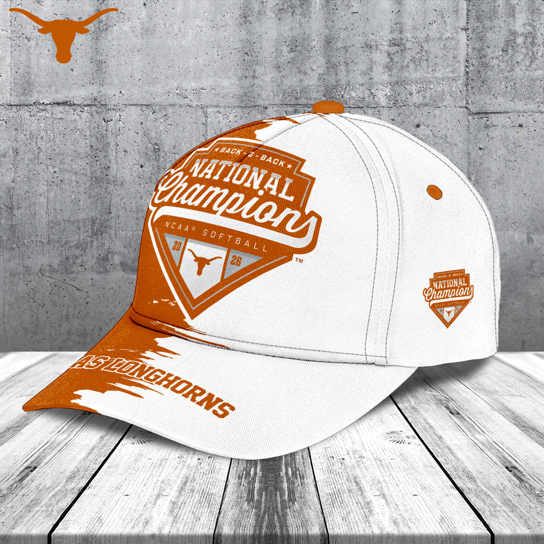 Texas Longhorns NCAA Women's Softball Champions 2026 Classic Cap – TANTN23433