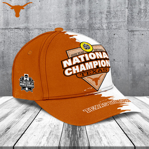 Texas Longhorns NCAA Women's Softball Champions 2026 Classic Cap – TANTN23435