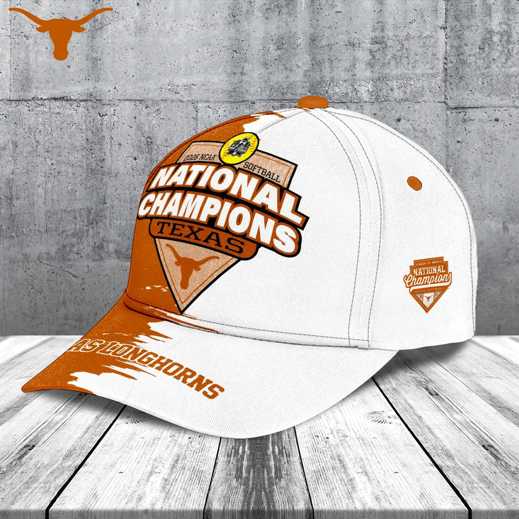 Texas Longhorns NCAA Women's Softball Champions 2026 Classic Cap – TANTN23435
