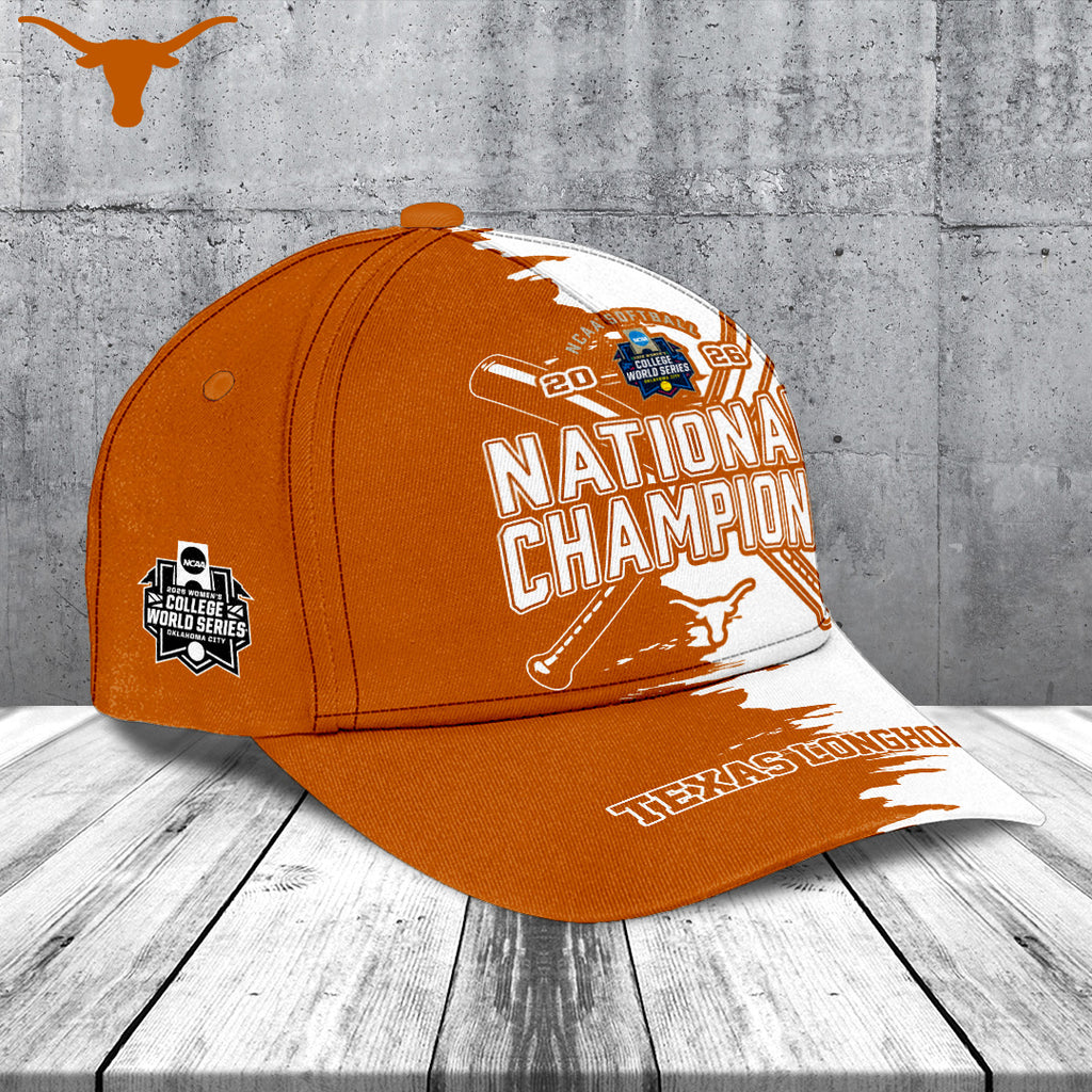 Texas Longhorns NCAA Women's Softball Champions 2026 Classic Cap – TANTN23439