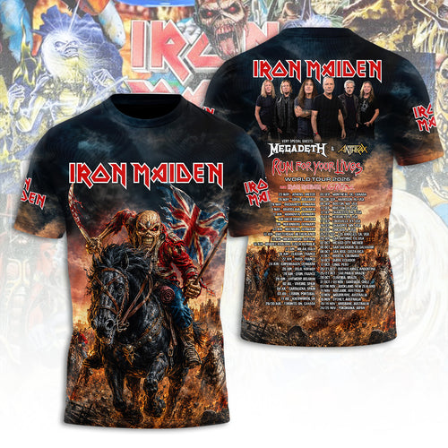 Iron Maiden Tour 2026 3D Apparel – TANTN23582