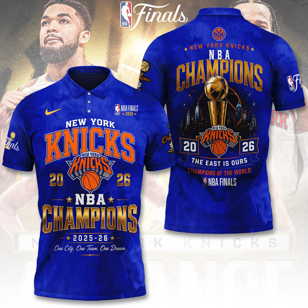 New York Knicks NBA Finals Champions 2026 3D Apparel – TANTN23642