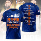 New York Knicks NBA Finals Champions 2026 3D Apparel – TANTN23666