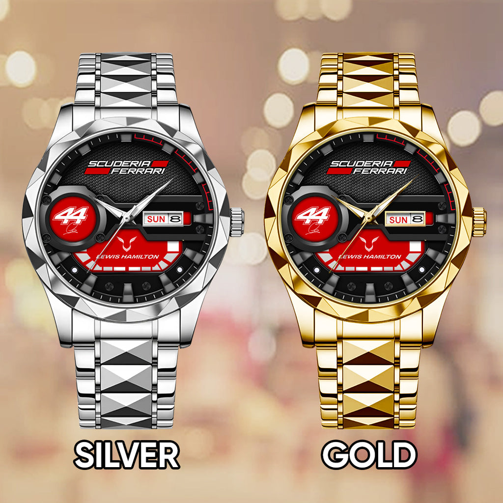 Scuderia Ferrari x Lewis Hamilton Alloy Luxury Quartz Watch – TANTN23691