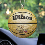 New York Knicks NBA Finals Champions 2026 Custom shape 2-sided Acrylic Car Ornament – TANTN23720