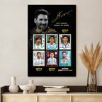 Argentina National Team x Lionel Messi Rectangle Canvas With Inne Frame – TANTN23735