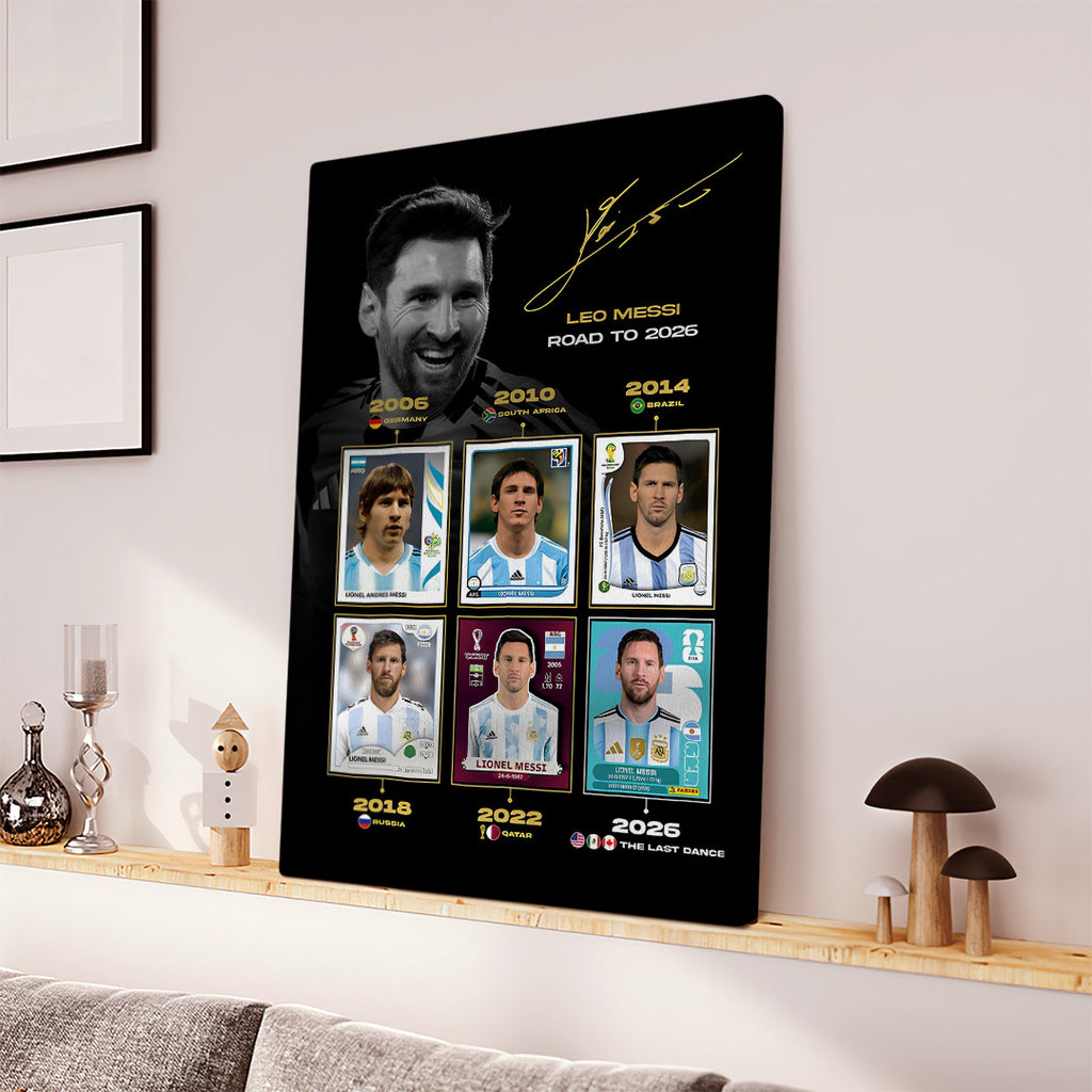 Argentina National Team x Lionel Messi Rectangle Canvas With Inne Frame – TANTN23735