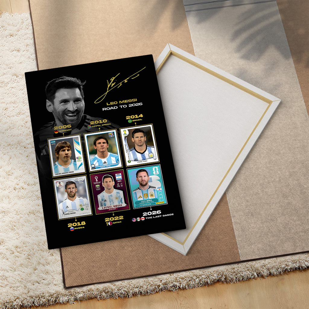 Argentina National Team x Lionel Messi Rectangle Canvas With Inne Frame – TANTN23735