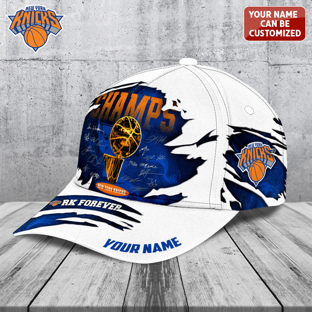 Personalized New York Knicks NBA Finals Champions 2026 Classic Cap – TANTN23824