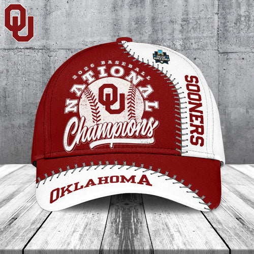 Oklahoma Sooners 2026 NCAA Baseball Men's College World Series Champions Classic Cap – TANTN23863