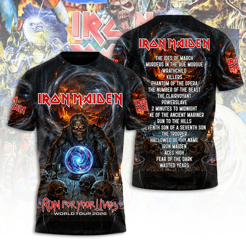 Iron Maiden Tour 2026 3D Apparel – TANTN23974