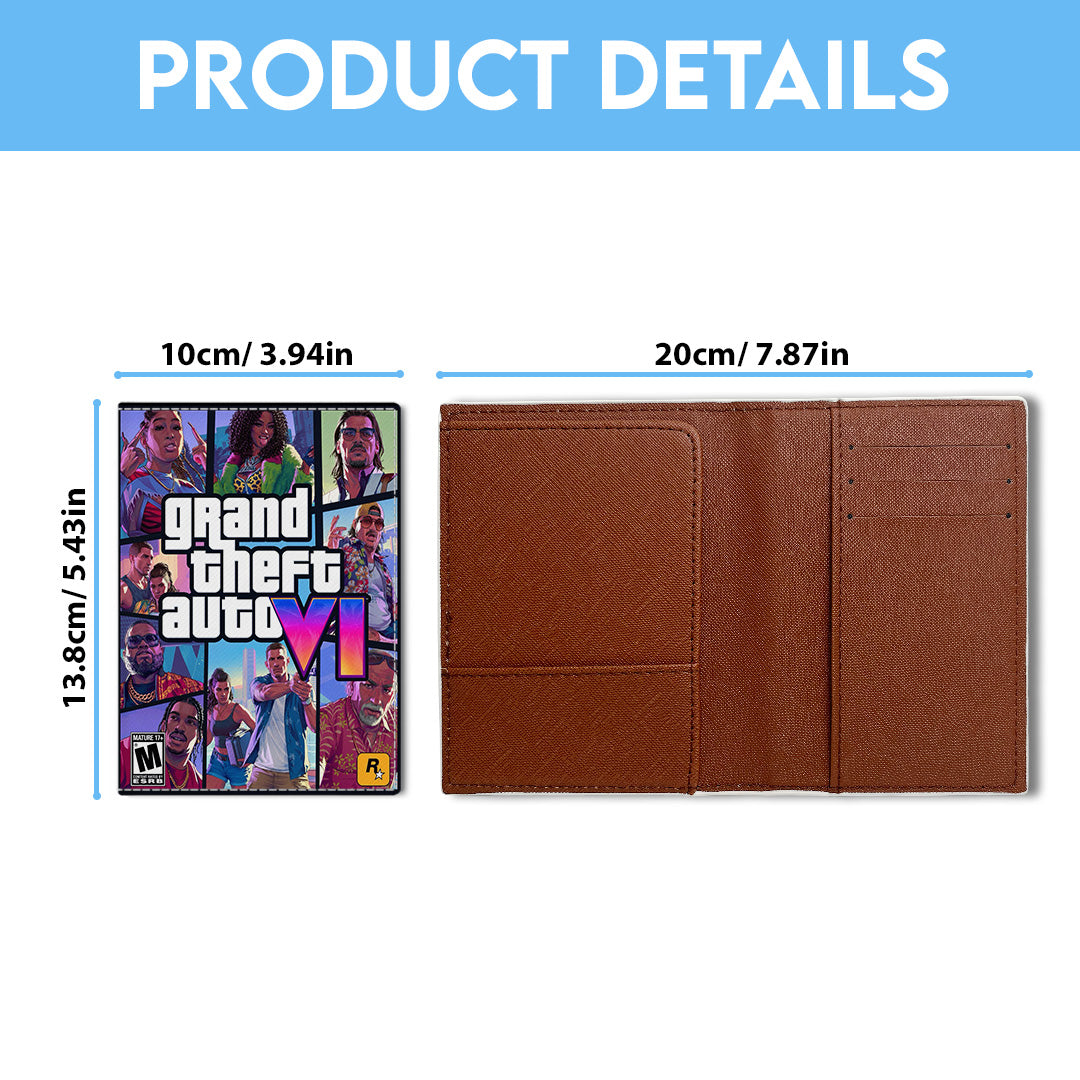 Grand Theft Auto VI Leather Passport Cover – TANTN24023