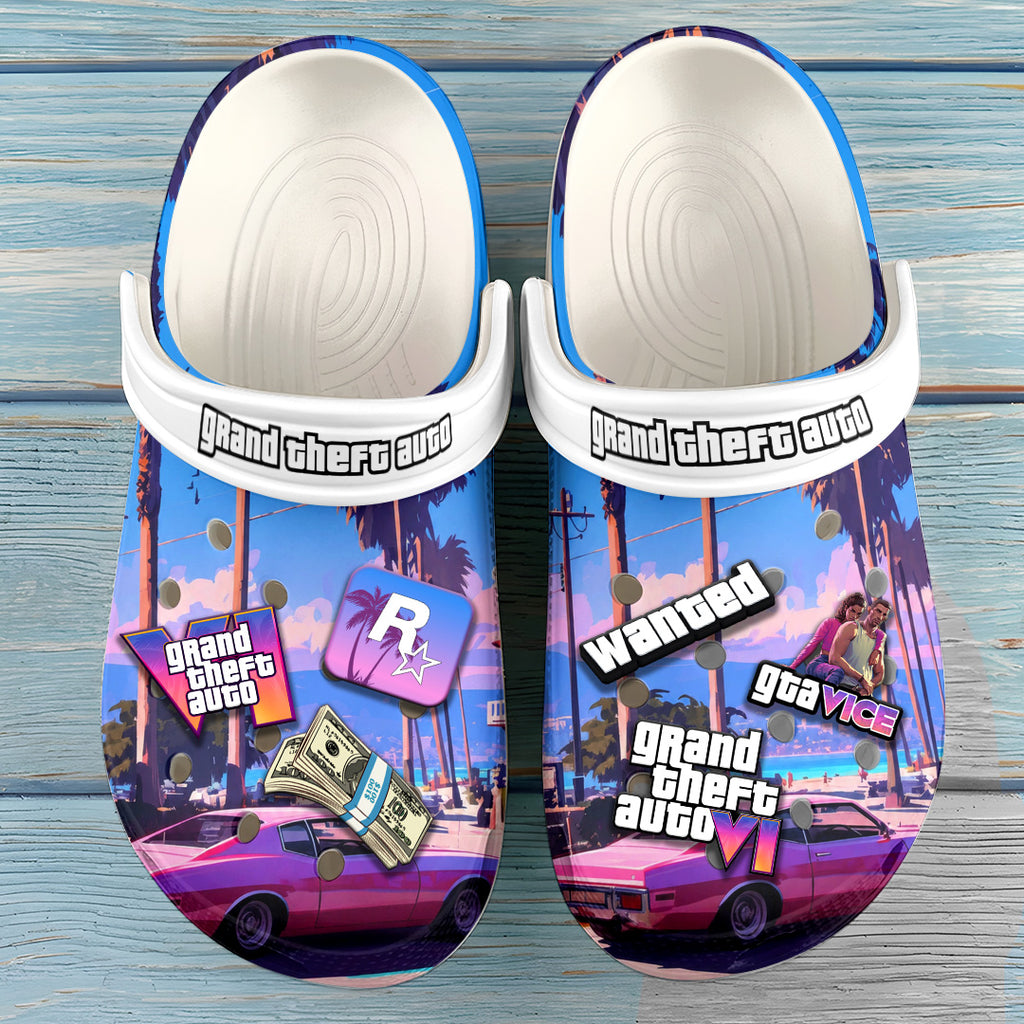 Grand Theft Auto VI Custom Clogs – TANTN24040