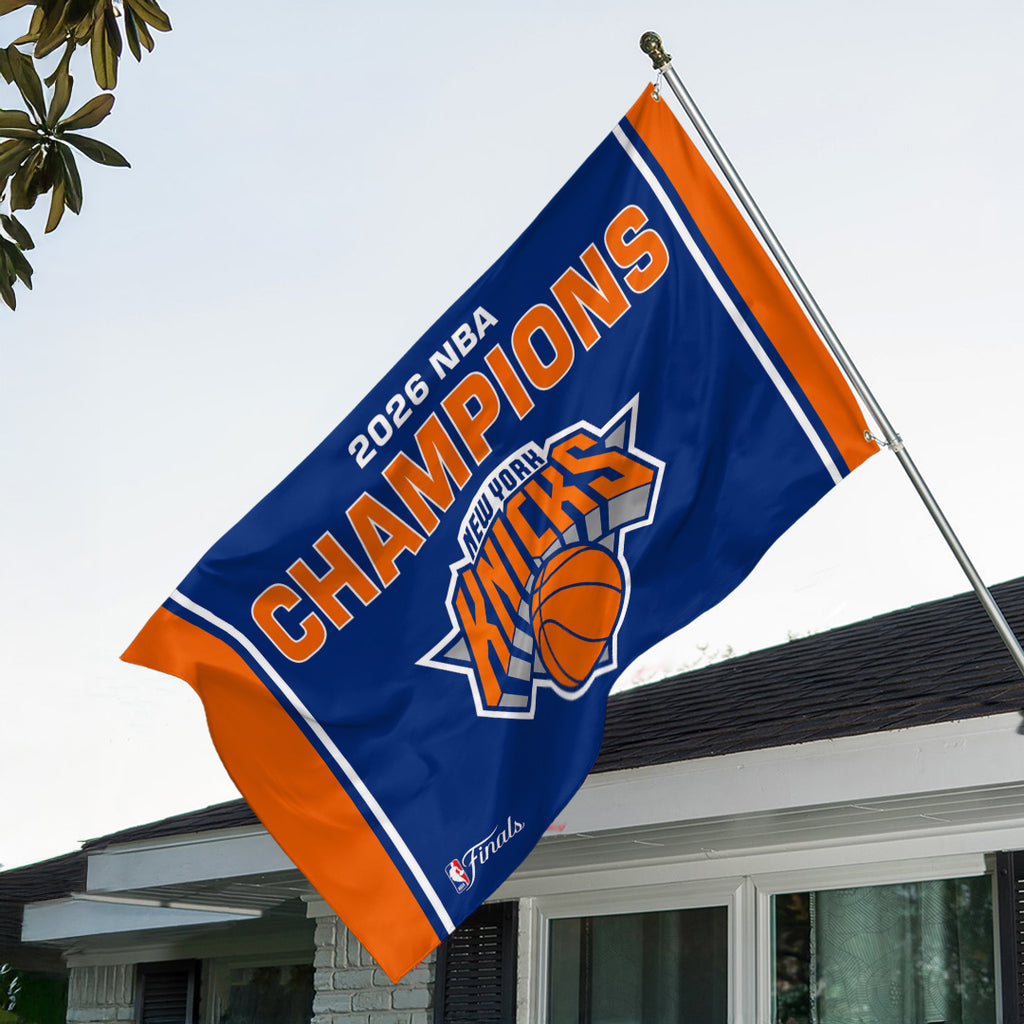 New York Knicks NBA Finals Champions 2026 3D Double-side House Flag – TANTN24126