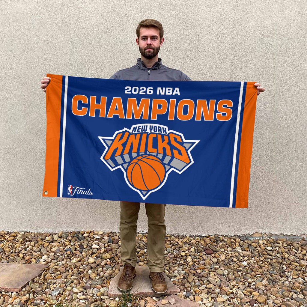 New York Knicks NBA Finals Champions 2026 3D Double-side House Flag – TANTN24126