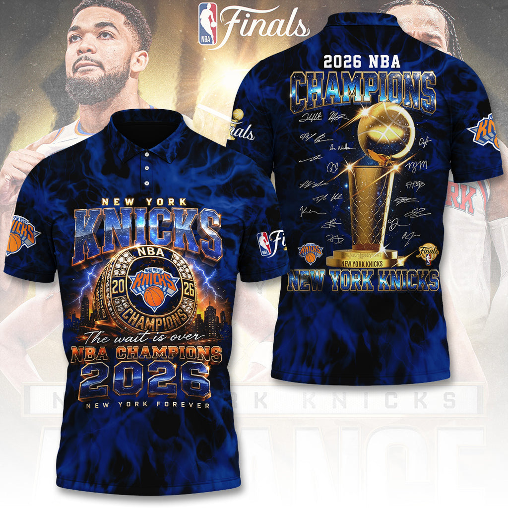 New York Knicks NBA Finals Champions 2026 3D Apparel – TANTN24149