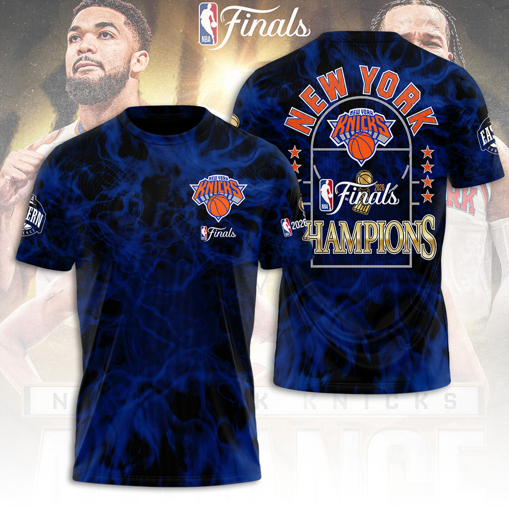 New York Knicks NBA Finals Champions 2026 3D Apparel – TANTN24154