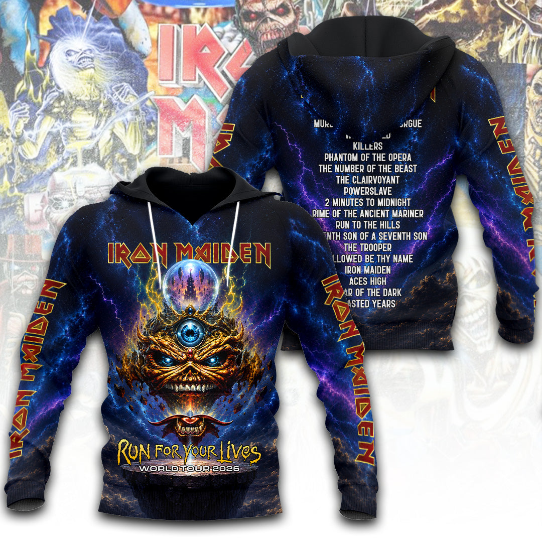 Iron Maiden Tour 2026 3D Apparel – TANTN24169