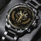 Newcastle United 135th Anniversary Black Stainless Steel Watch – TANTN24183