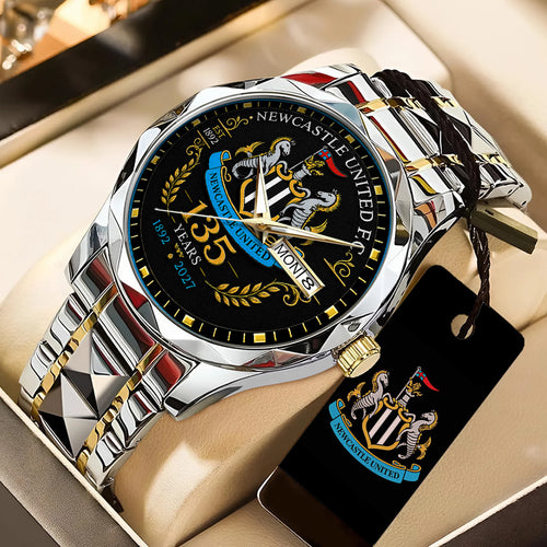 Newcastle United 135th Anniversary Alloy Luxury Quartz Watch – TANTN24184