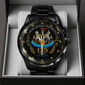 Newcastle United 135th Anniversary Black Stainless Steel Watch – TANTN24185
