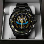 Newcastle United 135th Anniversary Black Stainless Steel Watch – TANTN24185