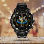 Newcastle United 135th Anniversary Black Stainless Steel Watch – TANTN24185