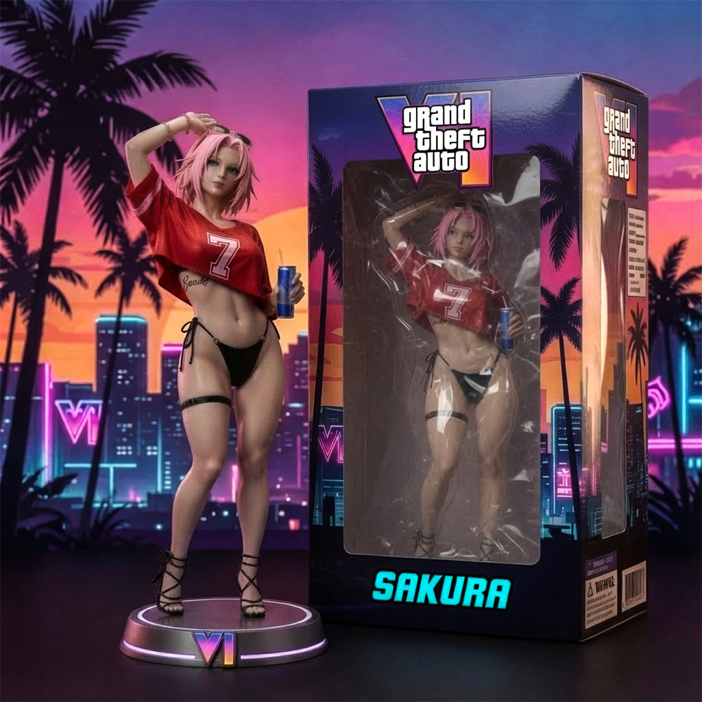 Grand Theft Auto VI x Sakura 3D Collectible Vinyl Figure – TANTN24215