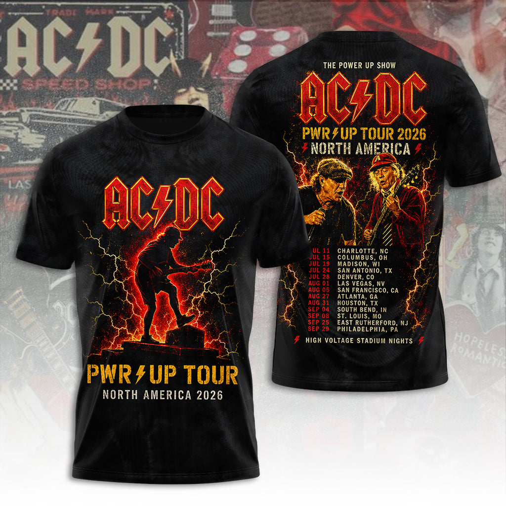 AC/DC PWR UP Tour 3D Apparel – TANTN24227