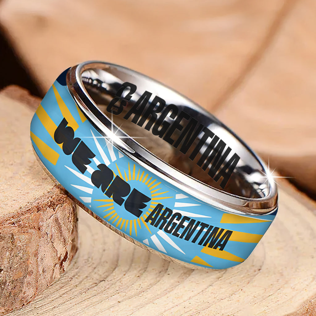 Argentina FIFA World Cup 2026 Custom Alloy Ring – TANTN24232