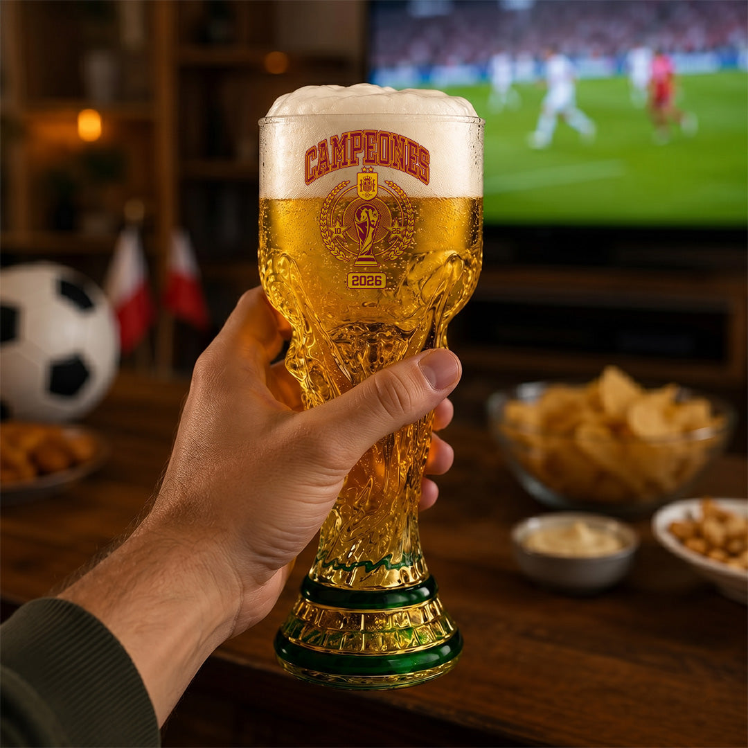 Spain FIFA World Cup 2026 Trophy Glass Cup – TANTN24372