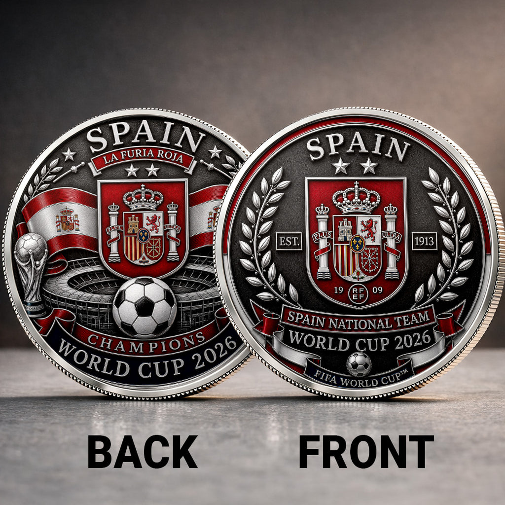 Spain National Team 2026 FIFA World Cup Champions Commemorative Coin – TANTN24378