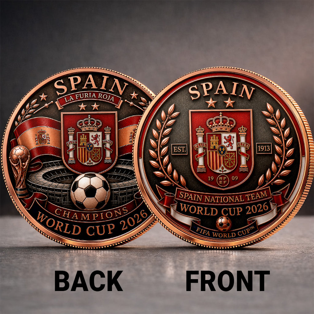 Spain National Team 2026 FIFA World Cup Champions Commemorative Coin – TANTN24378