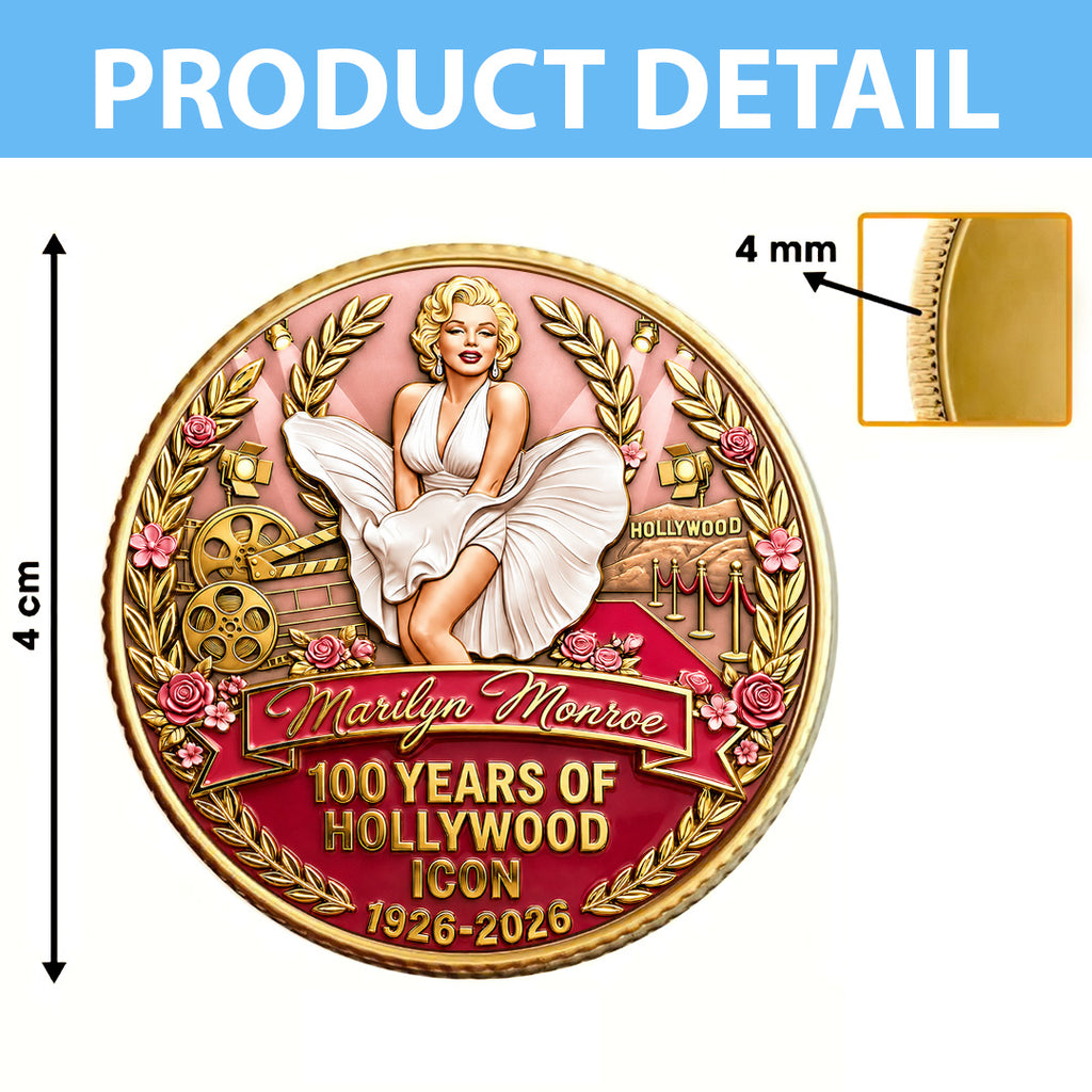Marilyn Monroe 100th Anniversary Commemorative Coin – TANTN24393
