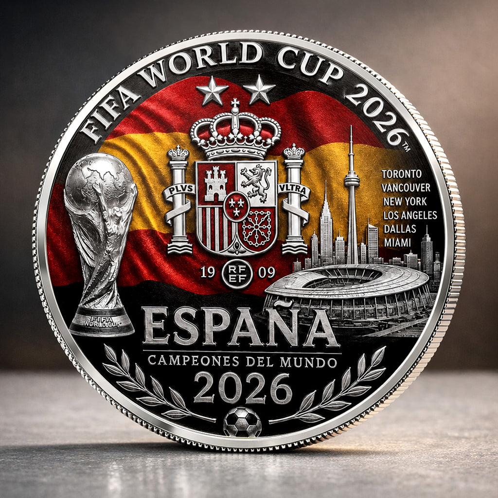 Spain National Team 2026 FIFA World Cup Champions Commemorative Coin – TANTN24395