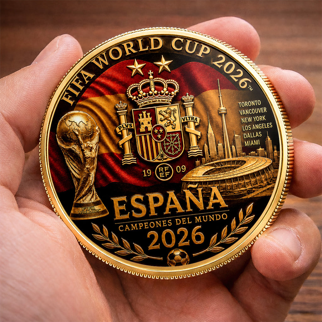 Spain National Team 2026 FIFA World Cup Champions Commemorative Coin – TANTN24395
