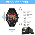 Spain National Team 2026 FIFA World Cup Champions Black Stainless Steel Watch – TANTN24397