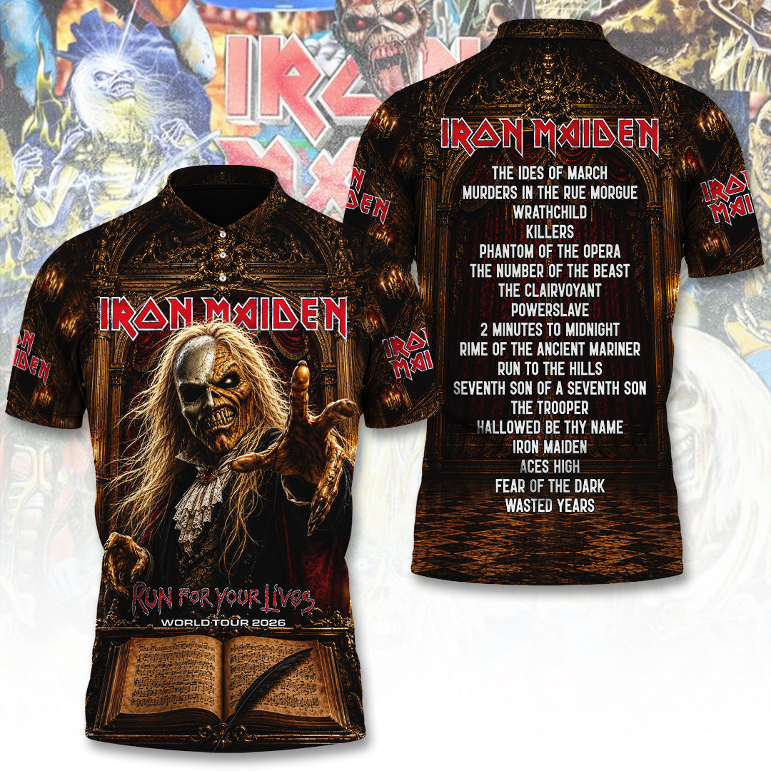 Iron Maiden Tour 2026 3D Apparel – TANTN24461