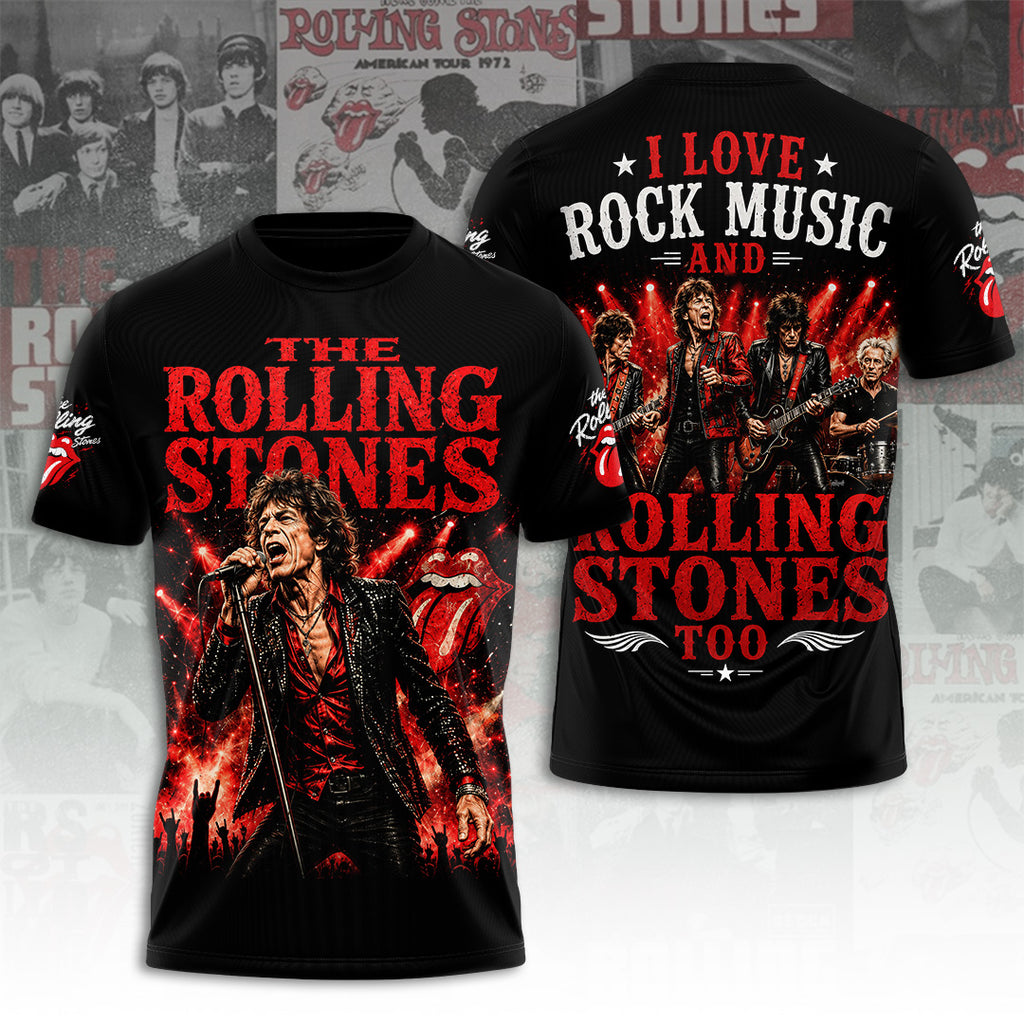 The Rolling Stones 3D Apparel – TANTN24484