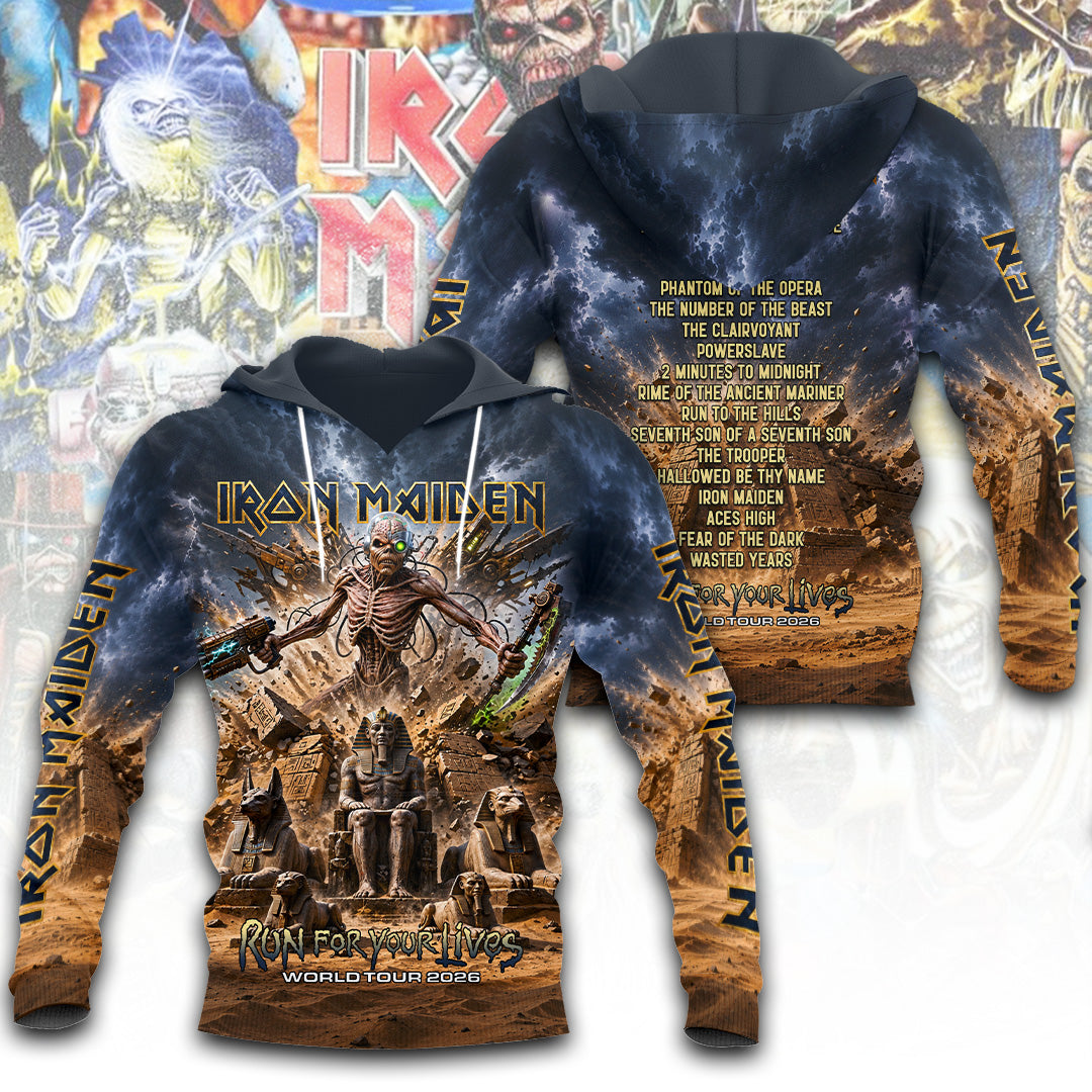 Iron Maiden Tour 2026 3D Apparel – TANTN24521