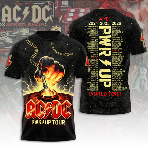 AC/DC World Tour 2026 3D Apparel – TANTN24543