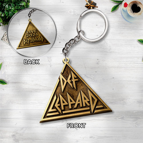 Def Leppard Tour 2026 Custom Shape 2-sided Keychain – TANTN24675