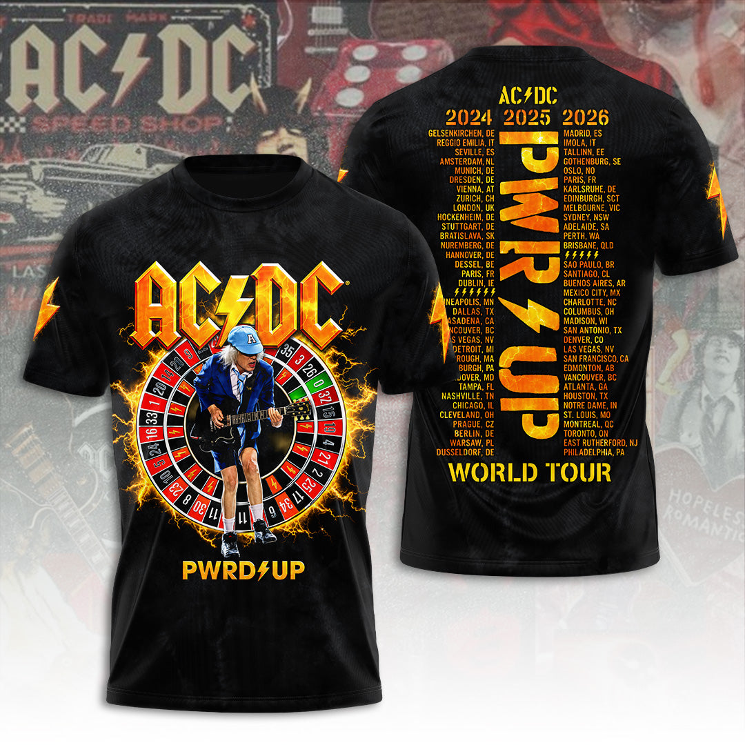 AC/DC World Tour 2026 3D Apparel – TANTN24717