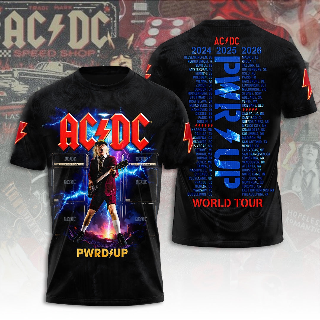 AC/DC World Tour 2026 3D Apparel – TANTN24720