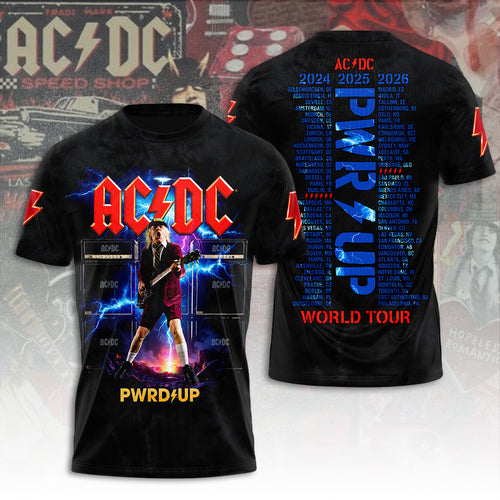 AC/DC World Tour 2026 3D Apparel – TANTN24720