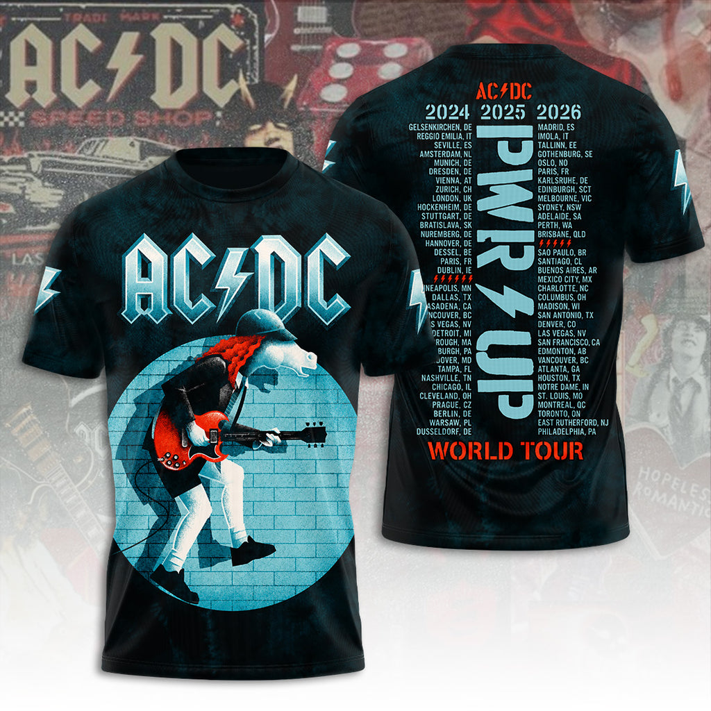 AC/DC World Tour 2026 3D Apparel – TANTN24733