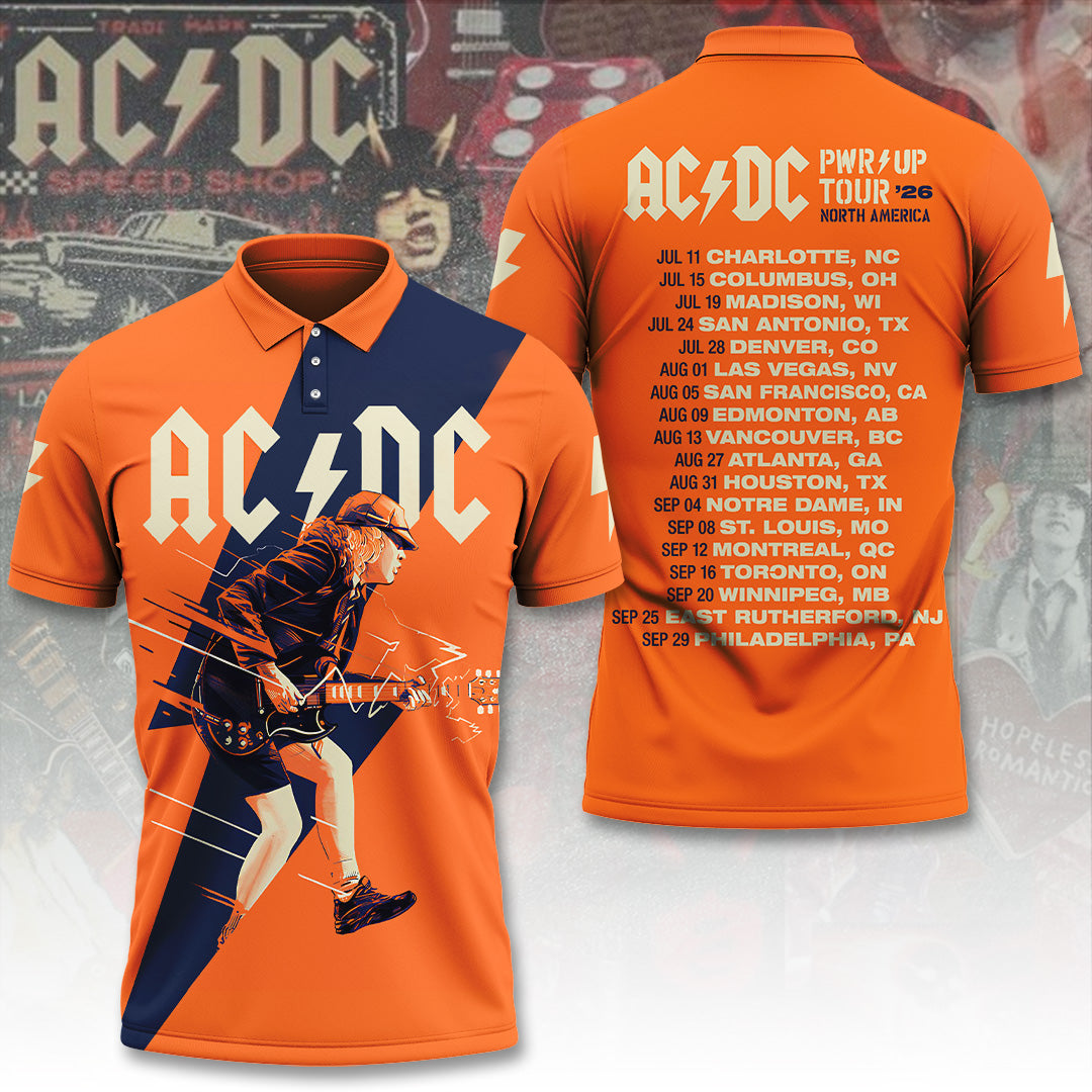AC/DC World Tour 2026 3D Apparel – TANTN24736