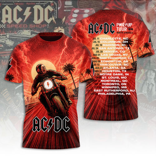 AC/DC World Tour 2026 3D Apparel – TANTN24737